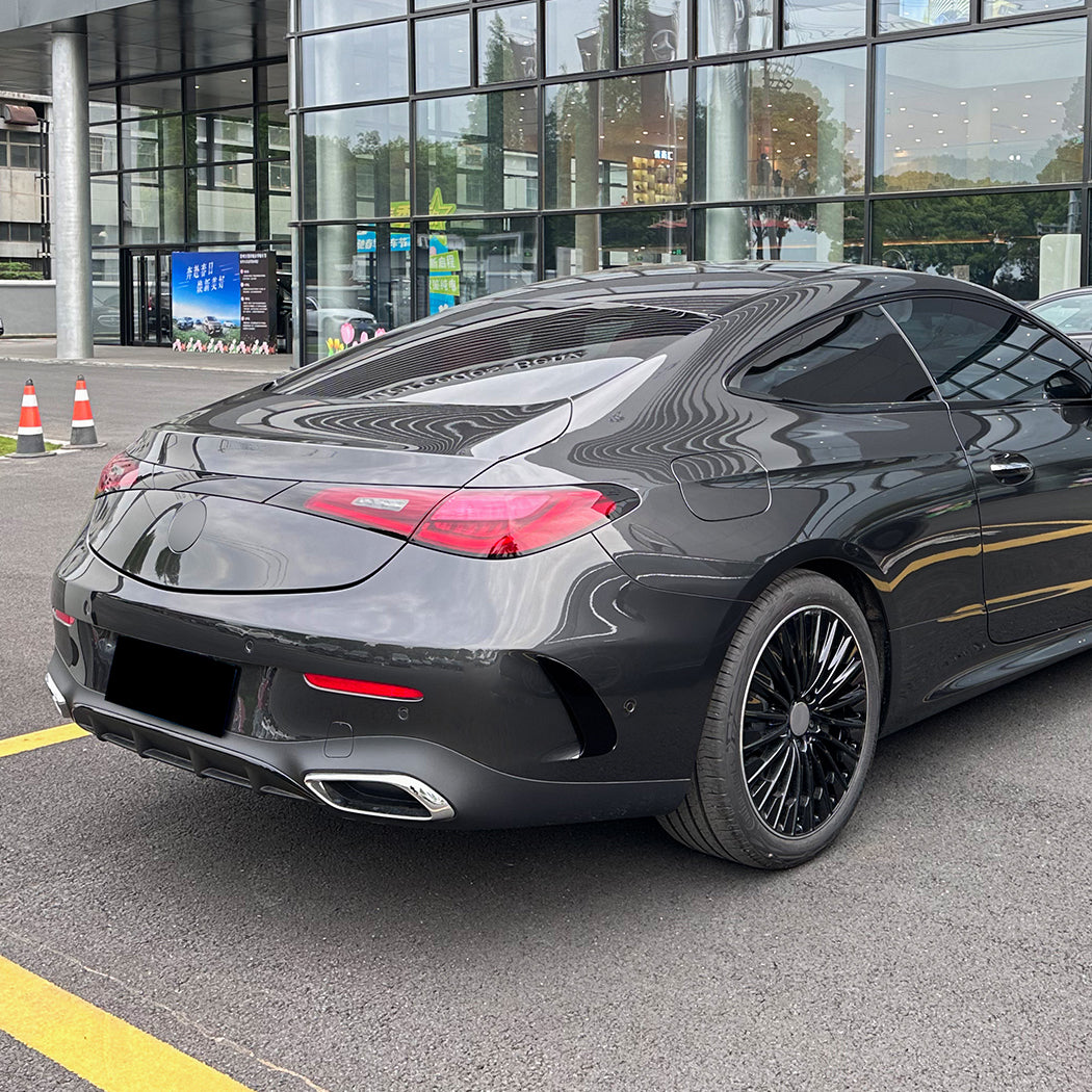 Gloss Black Rear Canards for Mercedes Benz C236 GLE 24-Present