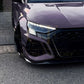 Gloss Black Front Canards for Audi 8Y RS3 20-24 - Carbon Factory