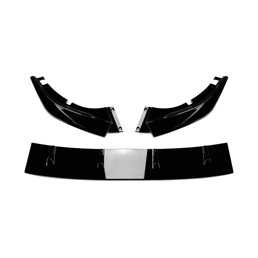 PR Style Gloss Black Front Splitter for VW Golf MK8 Standard model 20-23