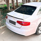 V Style Gloss Black Boot Spoiler for Audi S4 B8 B8.5 08-15