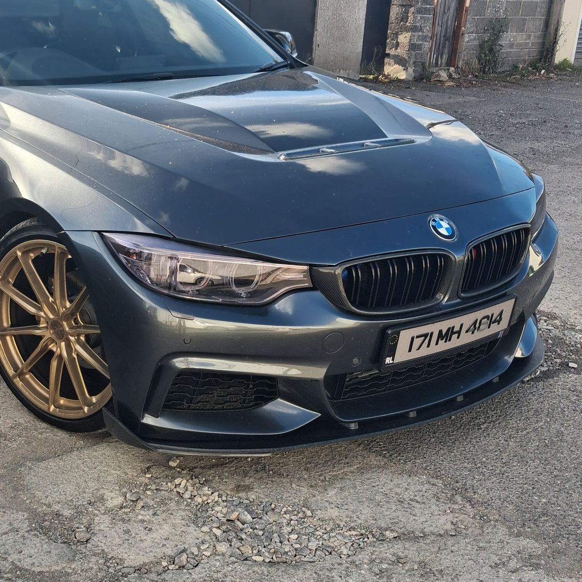 Carbon Fibre Front Splitter Extension for BMW F32 F33 F36 4 Series 14-20