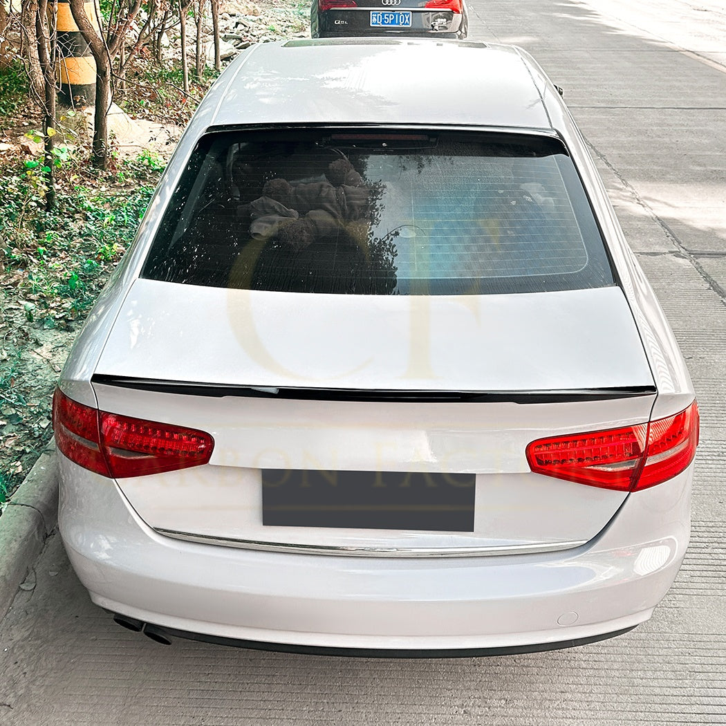 V Style Gloss Black Boot Spoiler for Audi S4 B8 B8.5 08-15 - Carbon Factory