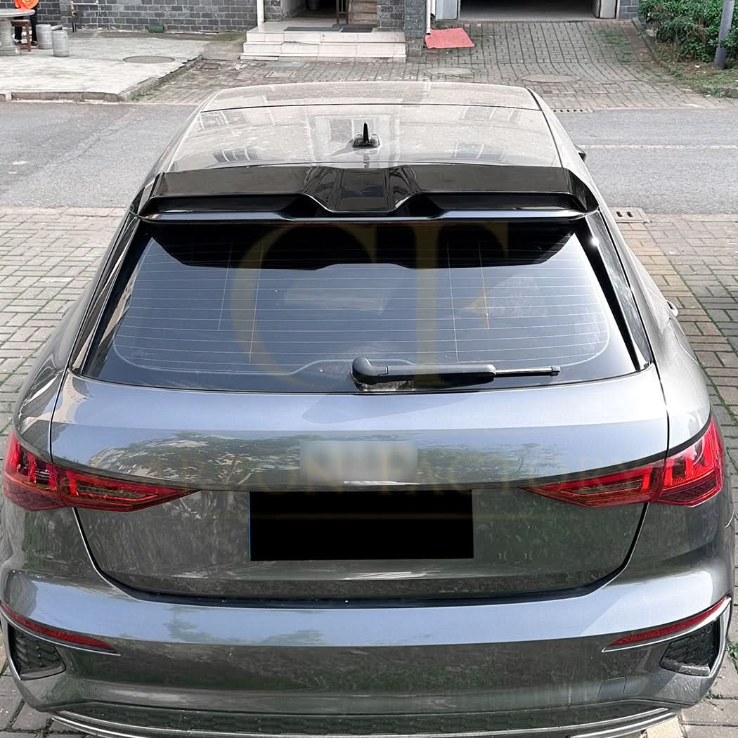 OT Style Gloss Black Roof Spoiler for Audi A3 S3 RS3 8Y Sportback 20-Present - Carbon Factory