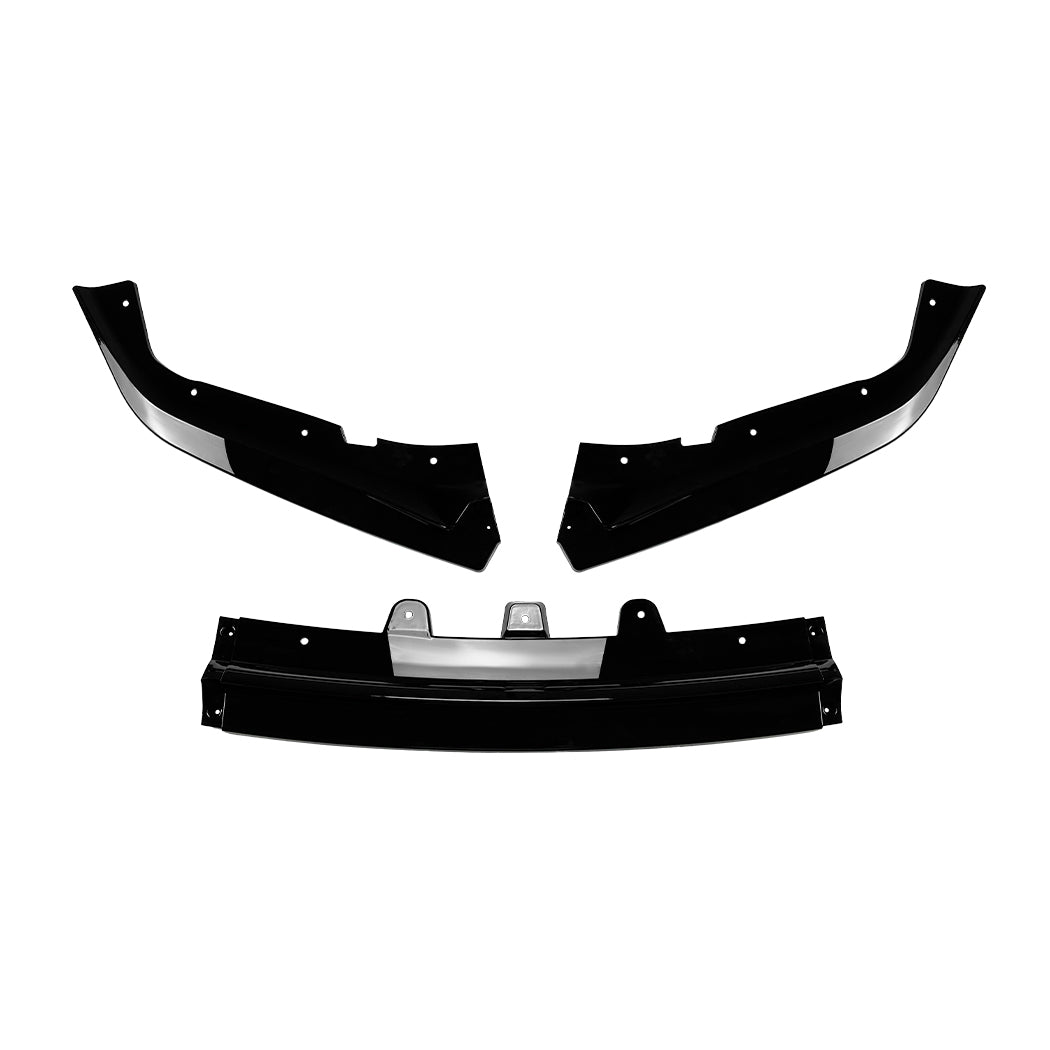 V style Gloss Black Front Splitter for Toyota GT86 12-16