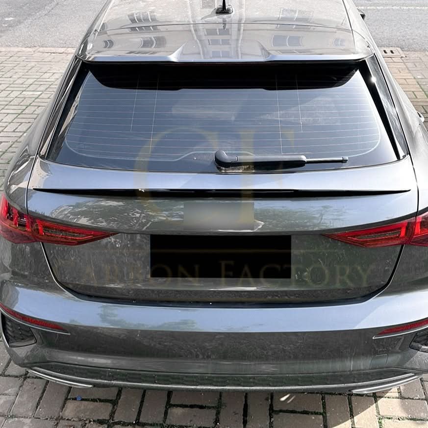 Gloss Black Mid Spoiler for Audi A3 S3 RS3 8Y Sportback 20-Present - Carbon Factory