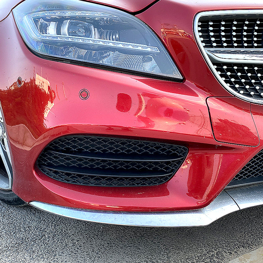 Gloss Black Front Side Grilles for Mercedes Benz C218 CLS 15-18