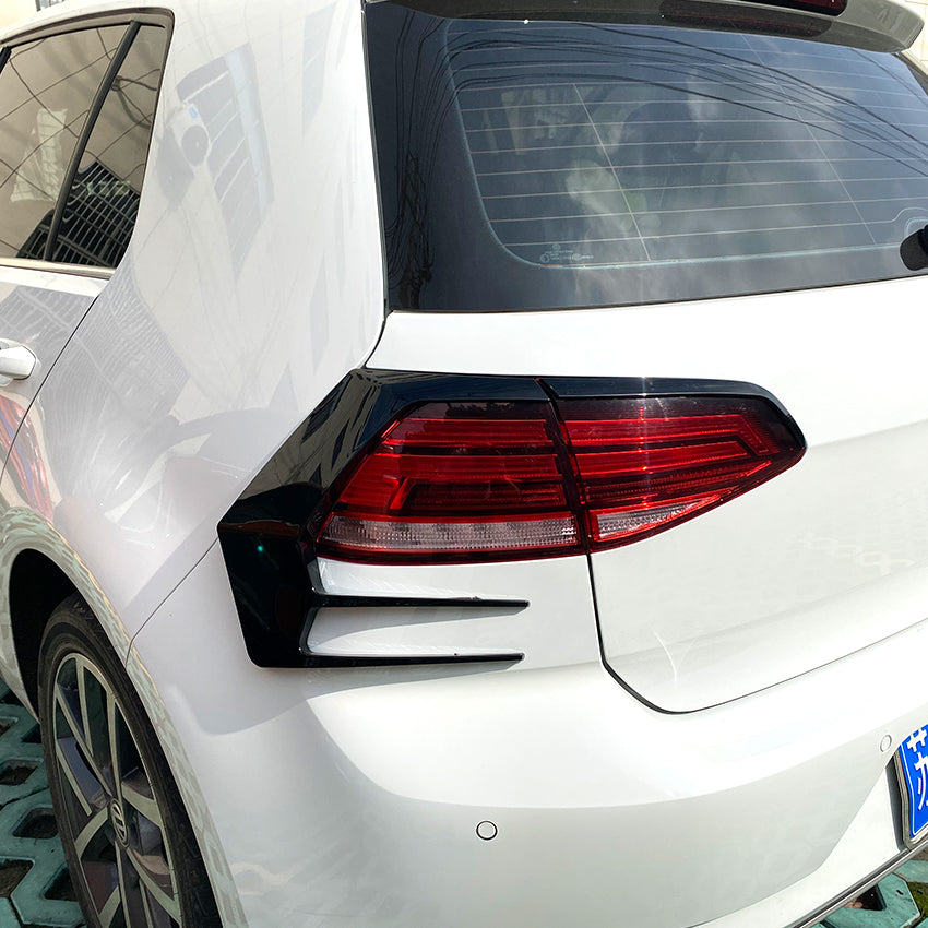 V1 Gloss Black Rear Light Trims for VW Golf MK7.5 17-20