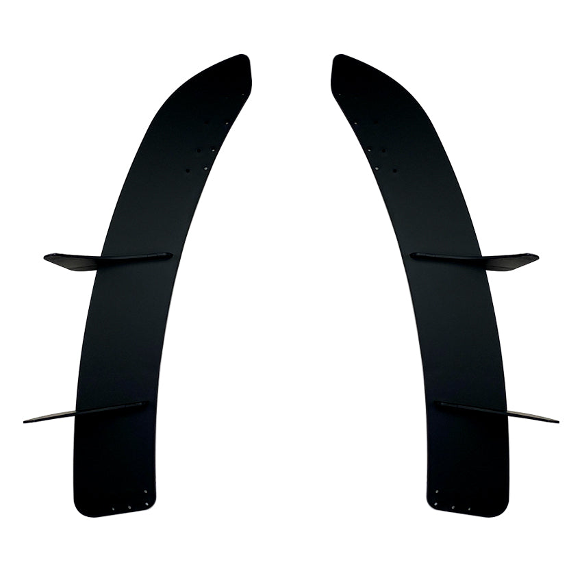 V Style Gloss Black Diffuser for VW Golf MK6 R 08-12