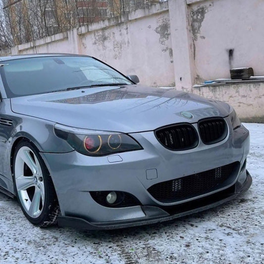 MP Style Gloss Black Front Splitter for BMW E60 E61 M5 05-10