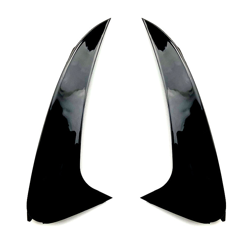 Gloss Black Rear Canards for Mercedes Benz C218 CLS 15-18