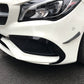 Gloss Black Front Canards (4 pcs) for Mercedes Benz W117 CLA AMG 16-19