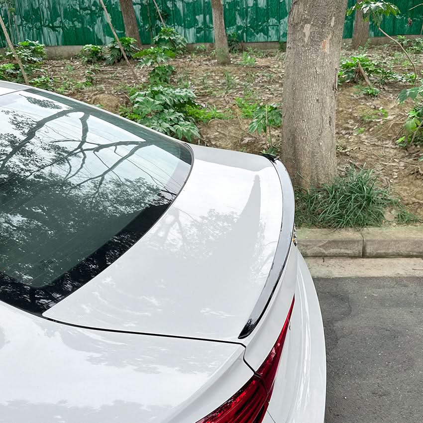 P Style Gloss Black Boot Spoiler for Audi A3 8V S3 RS3 Saloon 13-20 - Carbon Factory
