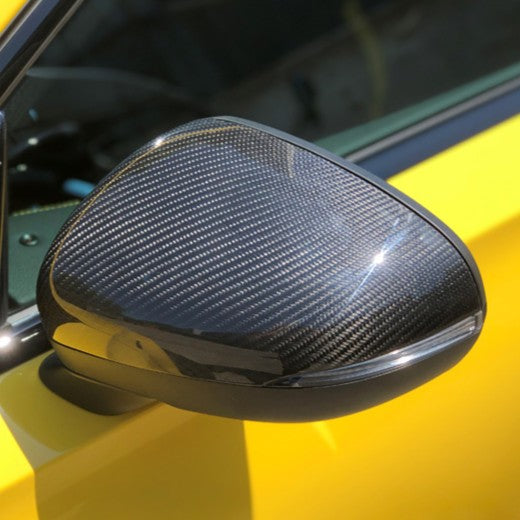 Pre-Preg Carbon Fibre Replacement Mirror Covers for Mercedes Benz W177 A Class W118 CLA 19-Present - Carbon Factory
