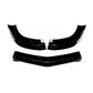V Style Gloss Black Front Splitter for Mercedes Benz W204 C63 07-10