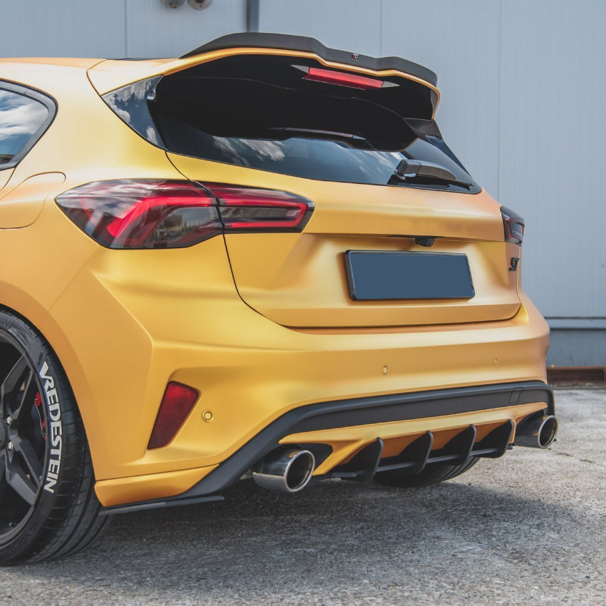 Gloss Black Rear Diffuser for Ford Focus ST C519 MK4 19-22