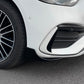 Gloss Black Front Splitter Corners for Mercedes Benz W206 C Class 22-Present - Carbon Factory