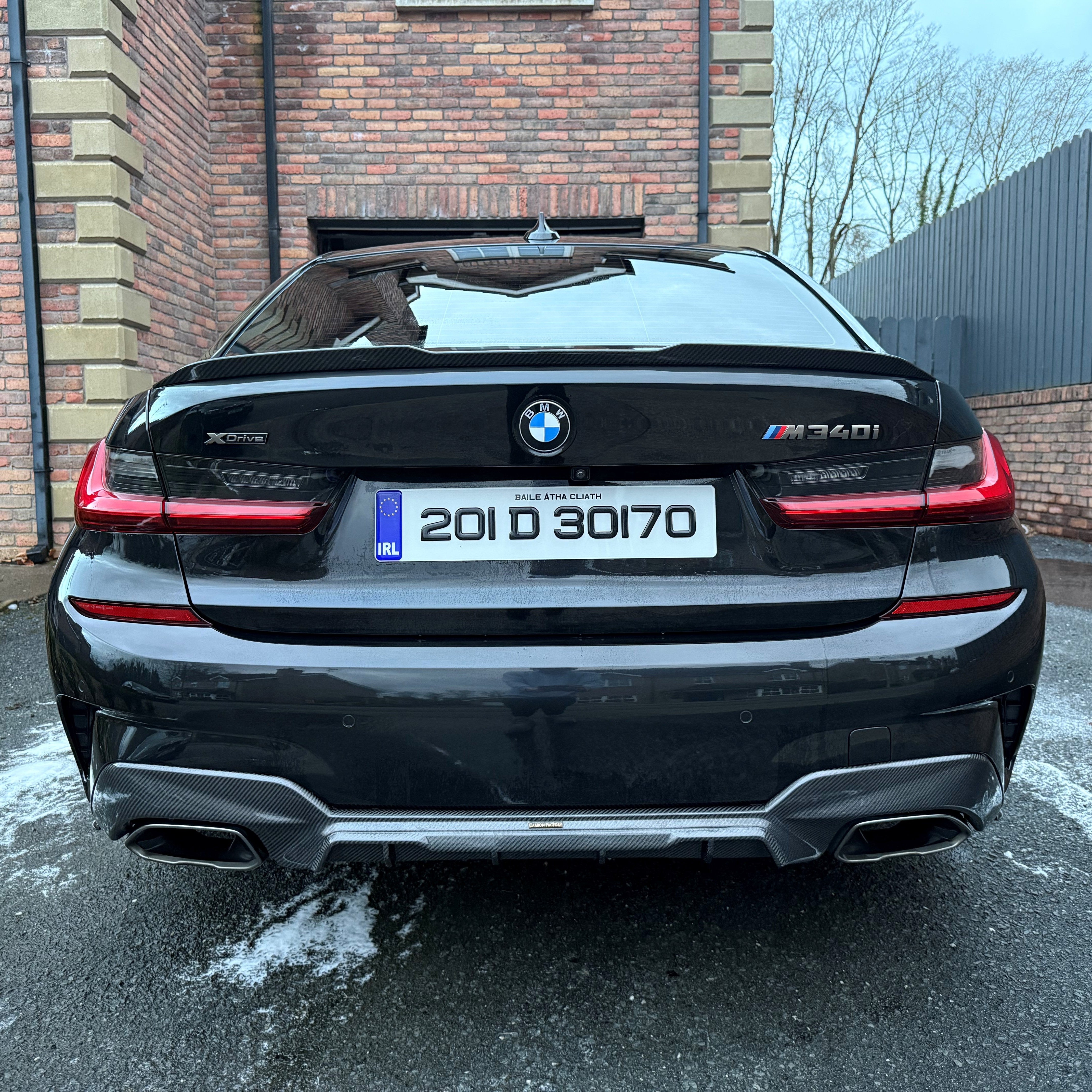 Carbon Fibre Rear Diffuser for BMW 3 Series G20 G21 Pre-LCI M340i 19-22 - Carbon Factory