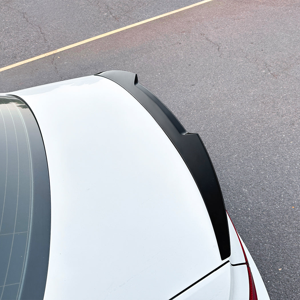 V Style Gloss Black Boot Spoiler for Audi A4 S4 B9 B9.5 15-25 - Carbon Factory