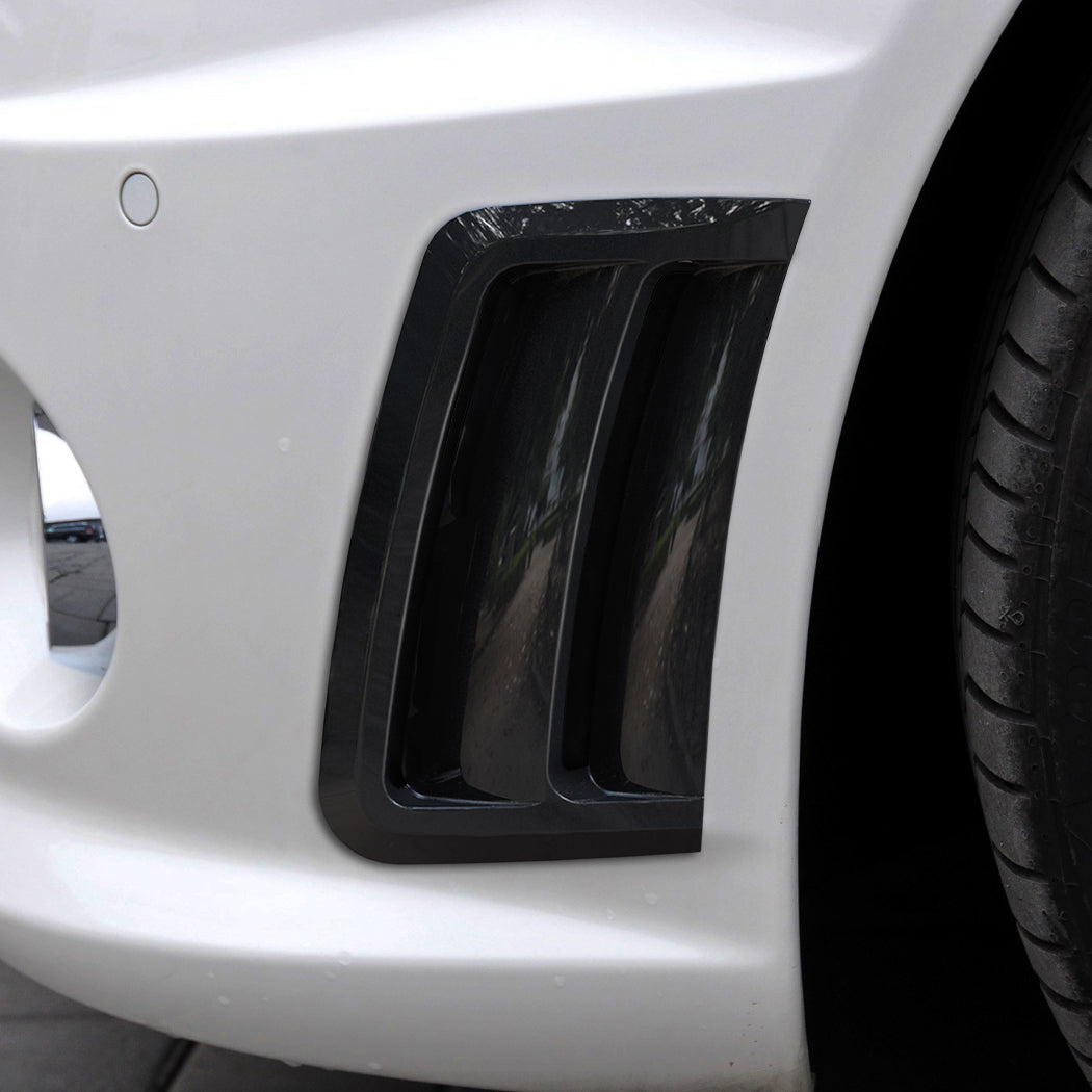 Gloss Black Side Vents for Mercedes Benz W204 C Class AMG 07-10 - Carbon Factory