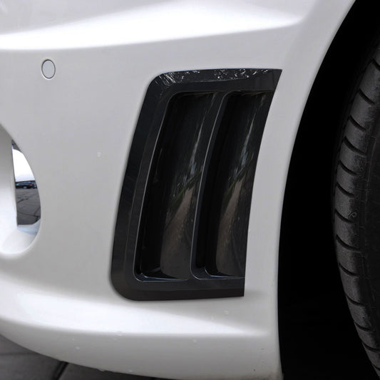 Gloss Black Side Vents for Mercedes Benz W204 C Class AMG 07-10