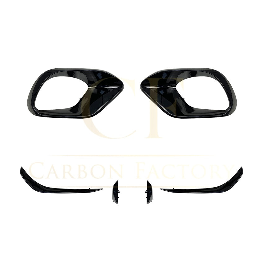 Gloss Black Front Canards Set for Mercedes Benz W118 CLA AMG 19-23 - Carbon Factory