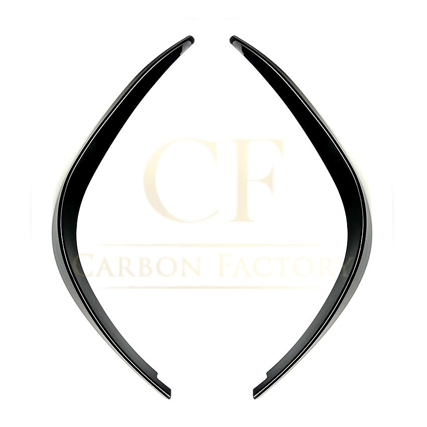 LP Style Gloss Black Front Canards for Mercedes Benz W177 A Class AMG & A35 18-22