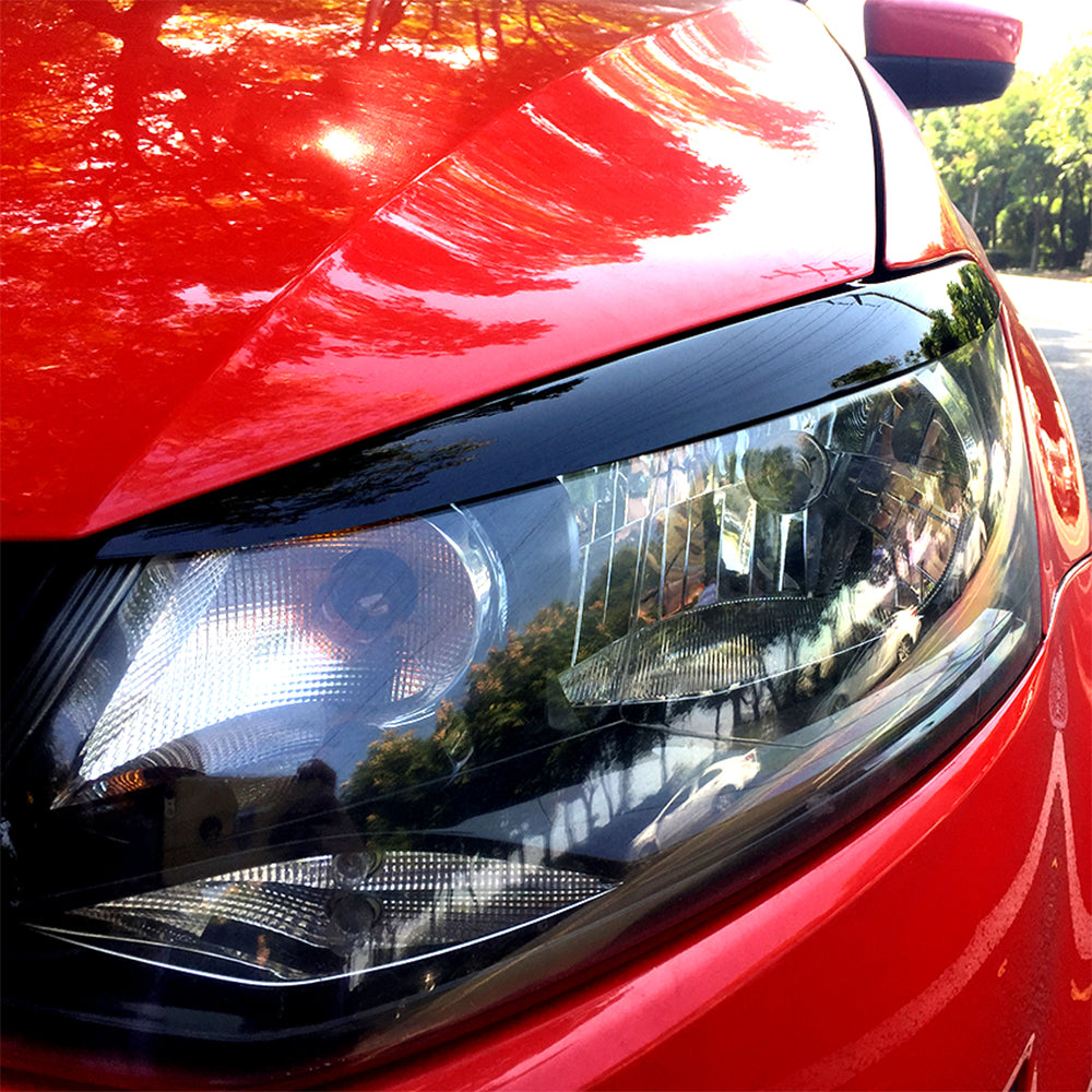 Gloss Black Headlight Trims for VW Polo MK5 10-17