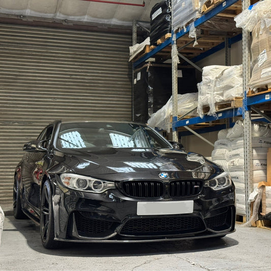 MP Style Carbon Fibre Front Splitter 1 Piece Design for BMW F80 M3 F82 F83 M4 14-20 - Carbon Factory