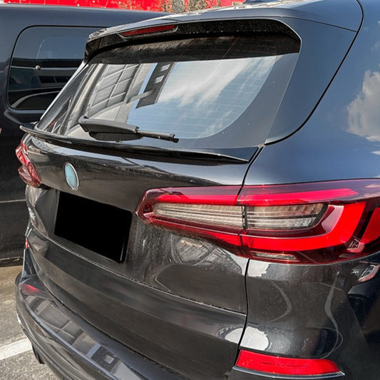 V style Gloss Black Mid Spoiler for BMW G05 X5 19-25