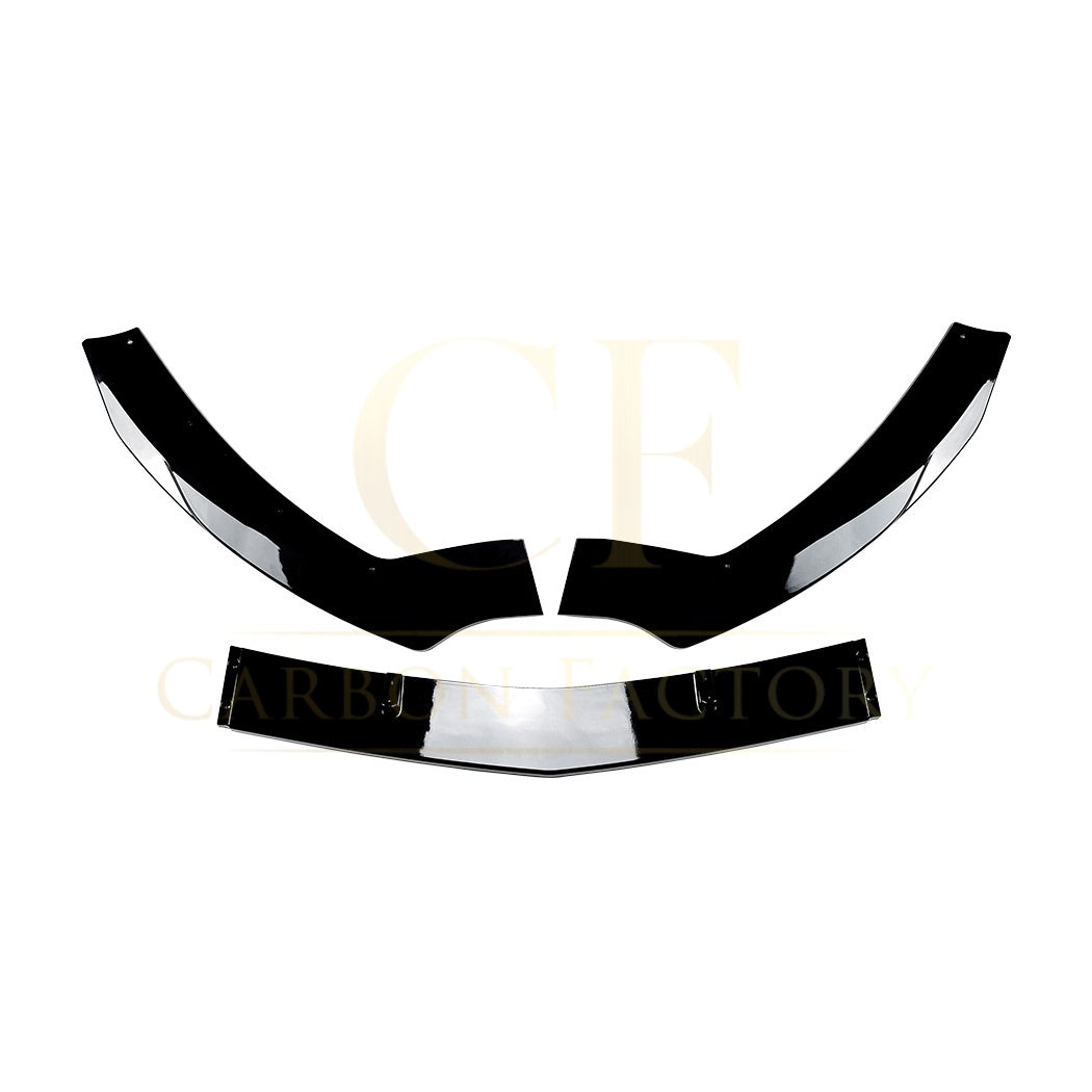 AMG Style Gloss Black Front Splitter for Mercedes Benz W117 CLA Non-AMG 16-19 - Carbon Factory