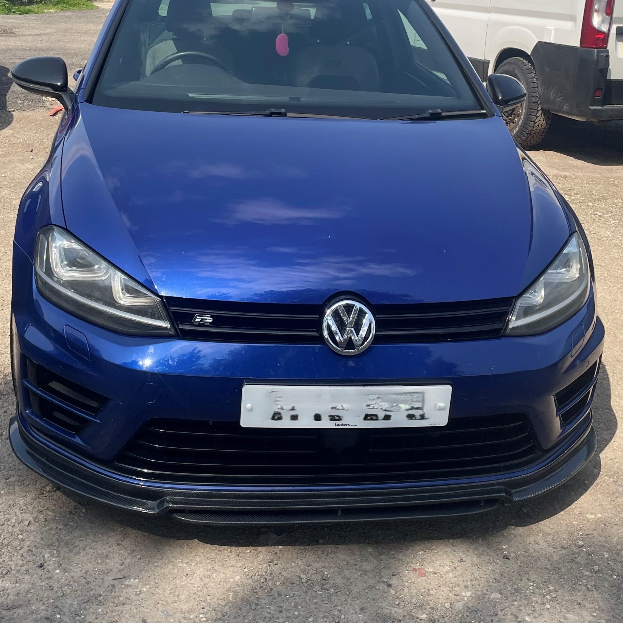 OZ Style Carbon Fibre Front Splitter for VW Golf MK7 R 14-17