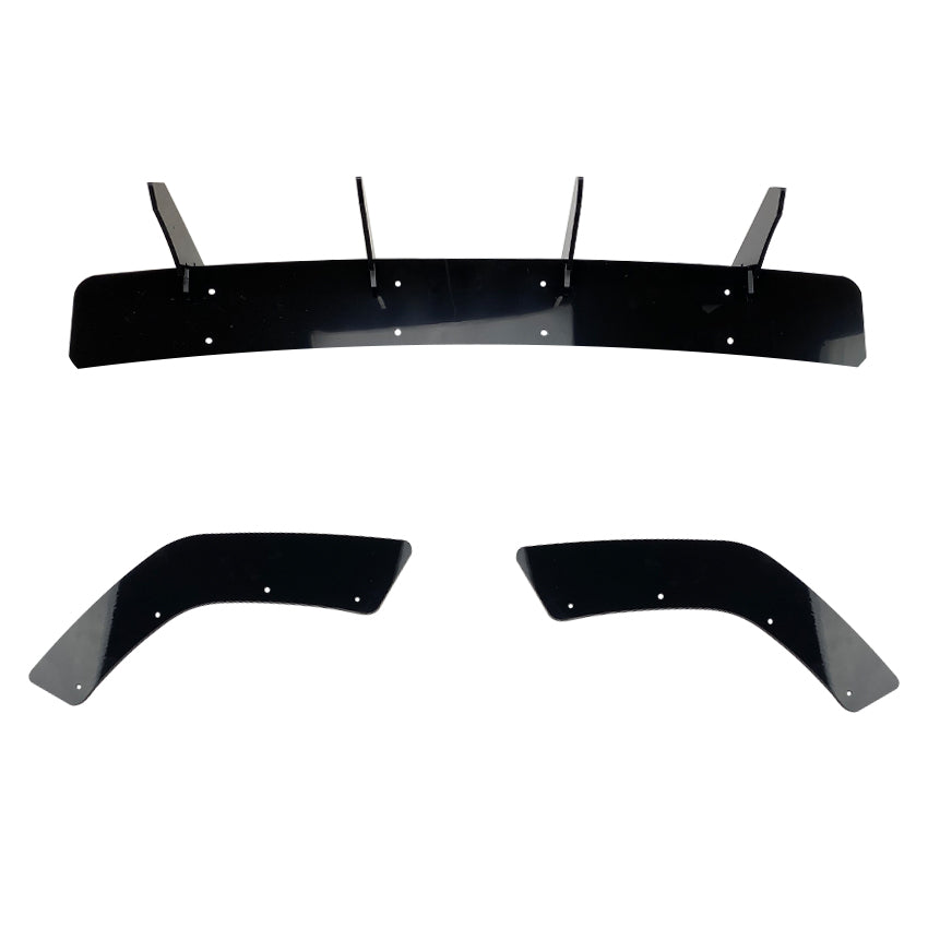 Gloss Black Rear Diffuser for Hyundai i30N MK3 17-19
