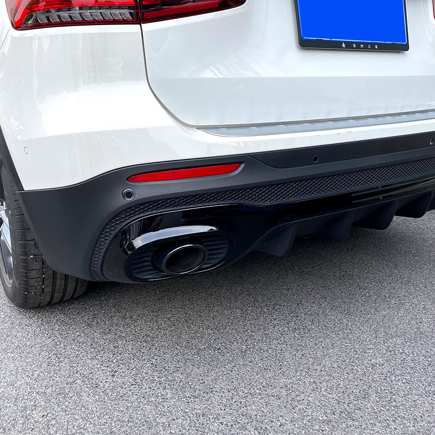 A  Style Gloss Black Rear Diffuser for Mercedes Benz X247 GLB 19-26
