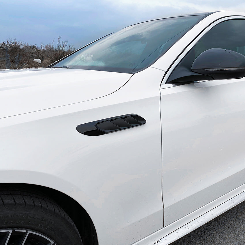Gloss Black Front Fender Trims for Mercedes Benz W206 C Class 22-Present - Carbon Factory