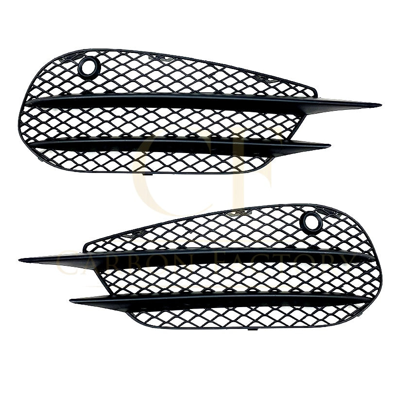 Gloss Black Front Bumper Side Grille for Mercedes Benz W205 C Class 15-18 - Carbon Factory