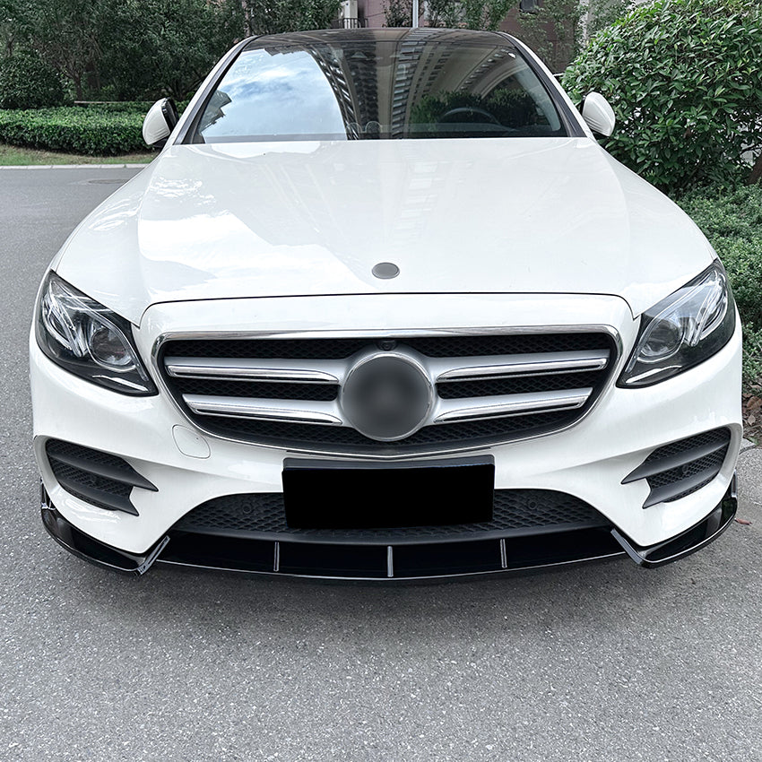AMG Style Gloss Black Front Splitter for Mercedes Benz W213 C238 E Class AMG 16-20 - Carbon Factory