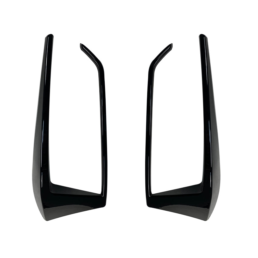 V1 Gloss Black Rear Canards for VW Golf MK7.5 17-20
