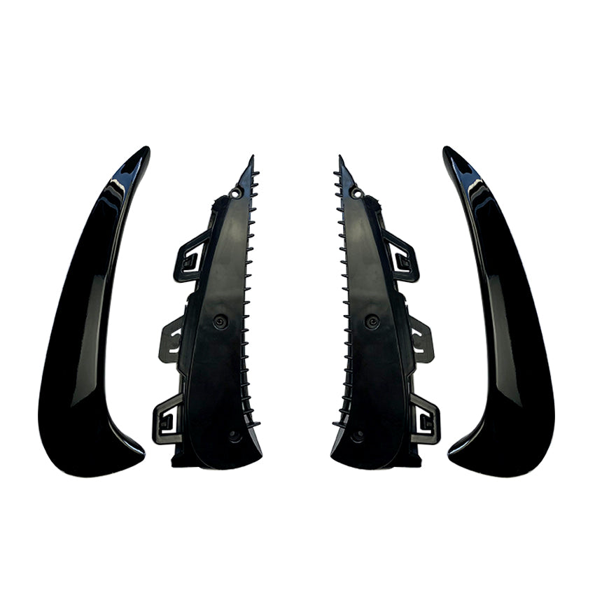 Gloss Black Rear Canards for Mercedes Benz H247 GLA 20-Present