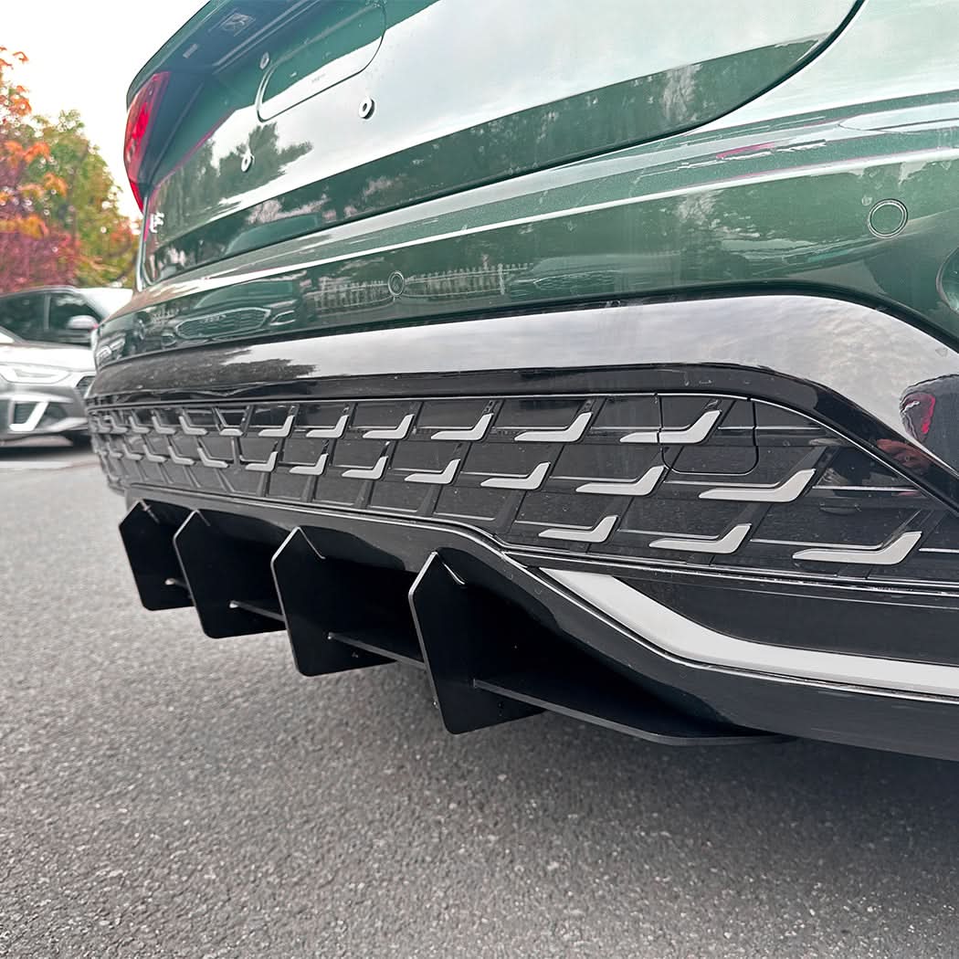 V Style Gloss Black Diffuser for Audi A3 S Line Hatchback 25-Present - Carbon Factory