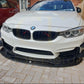 PSM Style Carbon Fibre Front Splitter 2 Pieces for BMW F80 M3 F82 F83 M4 14-20 - Carbon Factory