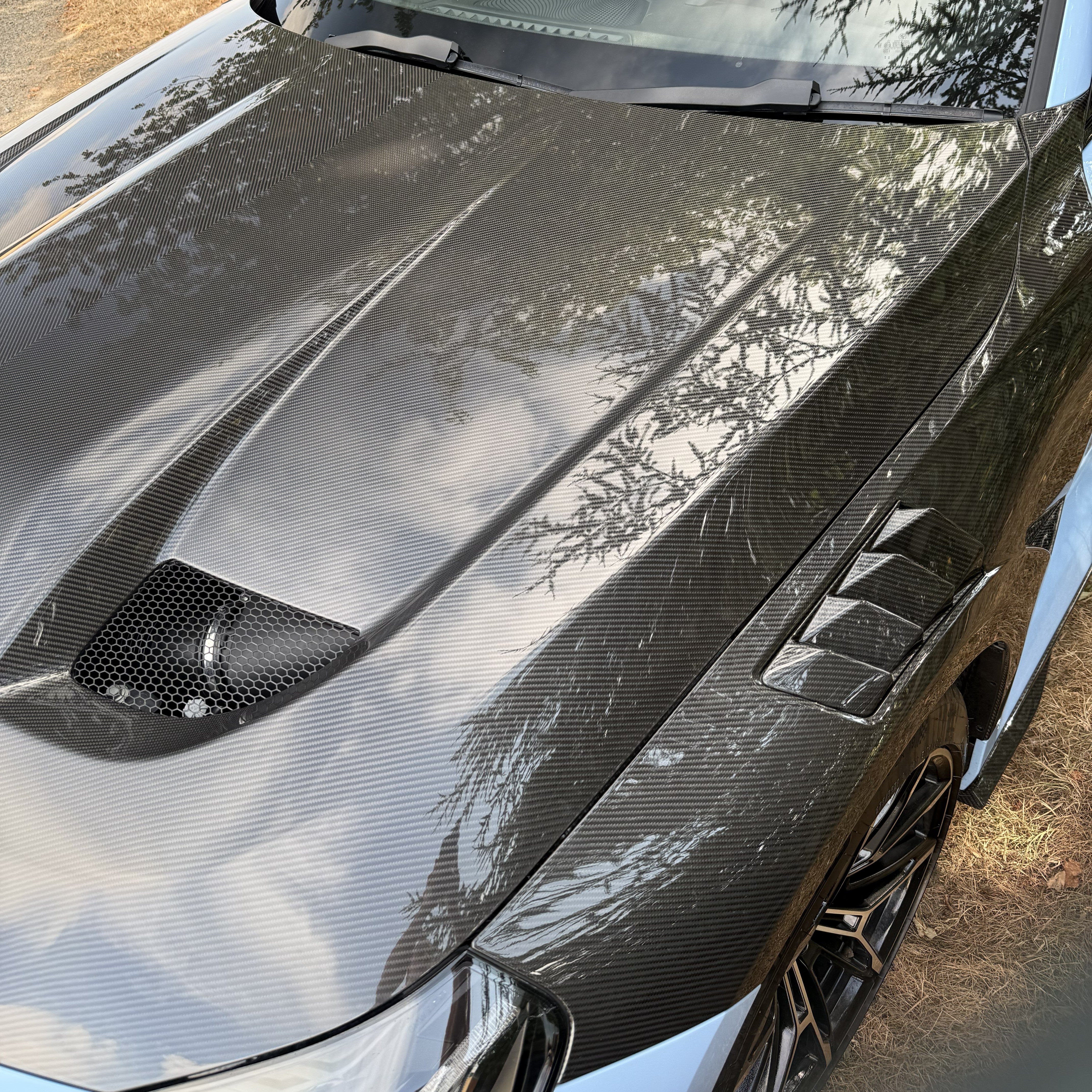 SQ Style Pre-Preg Carbon Fibre Bonnet for BMW G87 M2 2 Series G42 Coupe 21-Present