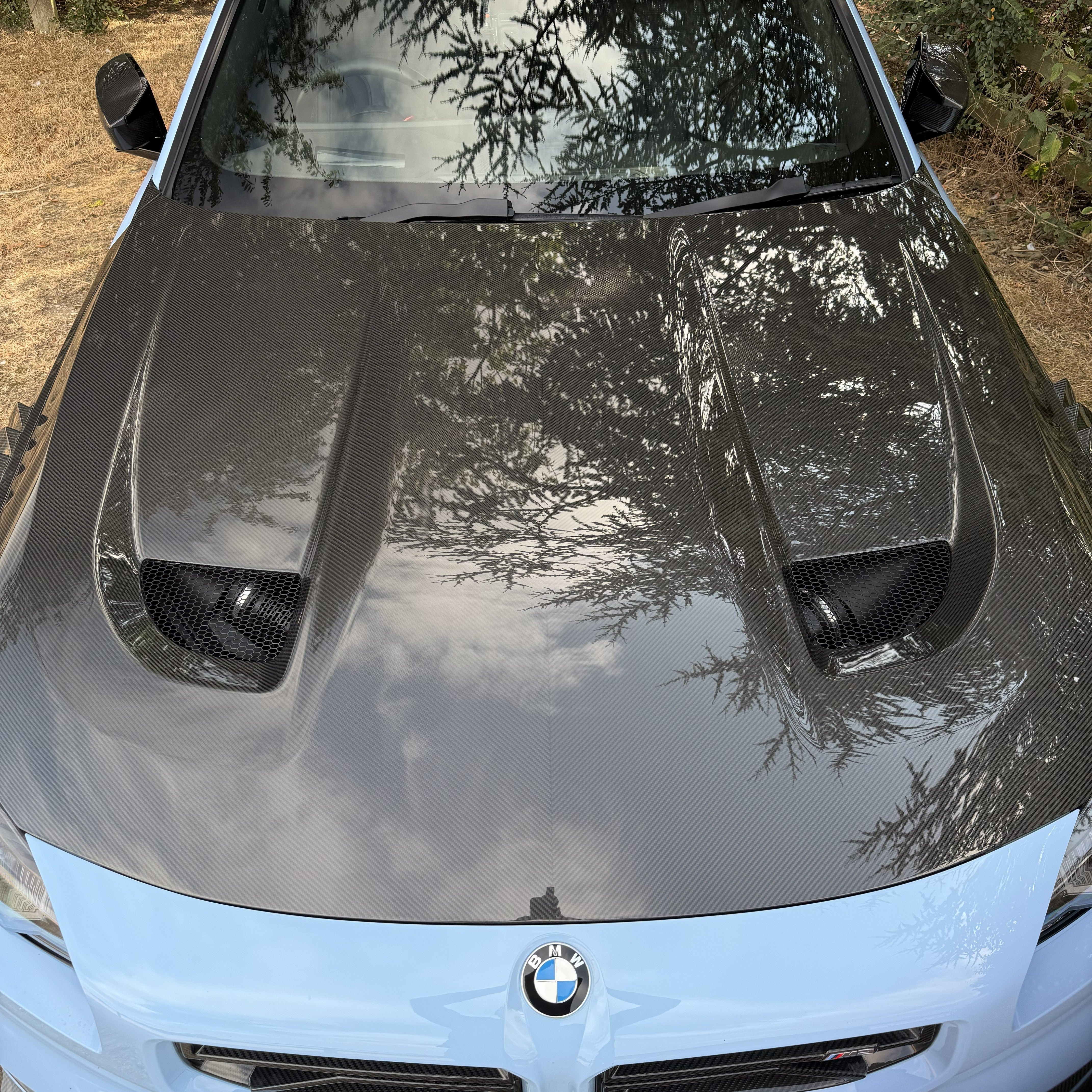 SQ Style Pre-Preg Carbon Fibre Bonnet for BMW G87 M2 2 Series G42 Coupe 21-Present
