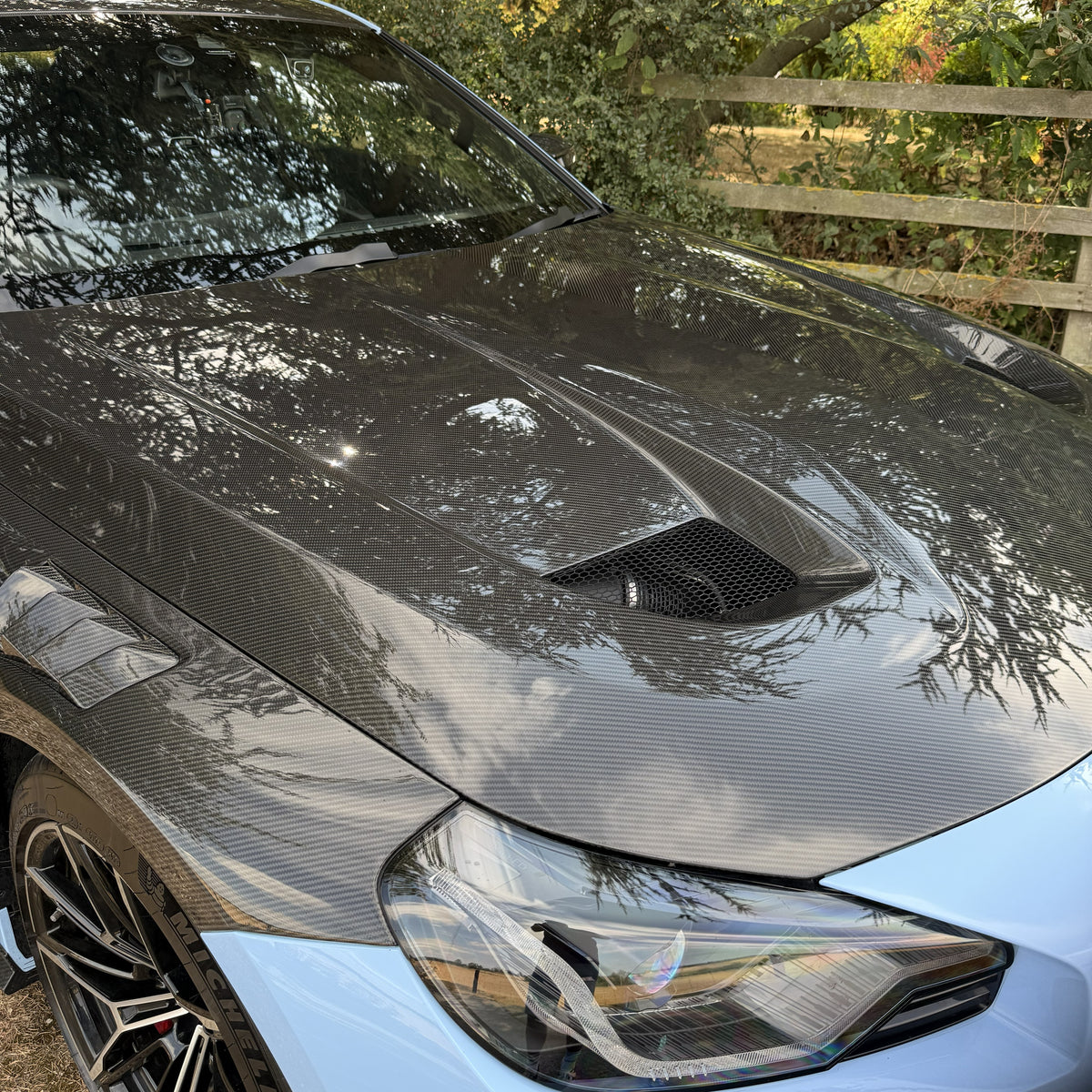 SQ Style Pre-Preg Carbon Fibre Bonnet for BMW G87 M2 2 Series G42 Coupe 21-Present