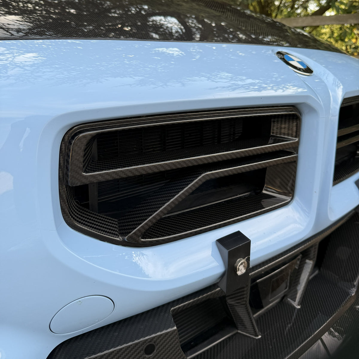 SQ-B Style Pre-Preg Carbon Fibre Front Grille for BMW G87 M2 23-Present