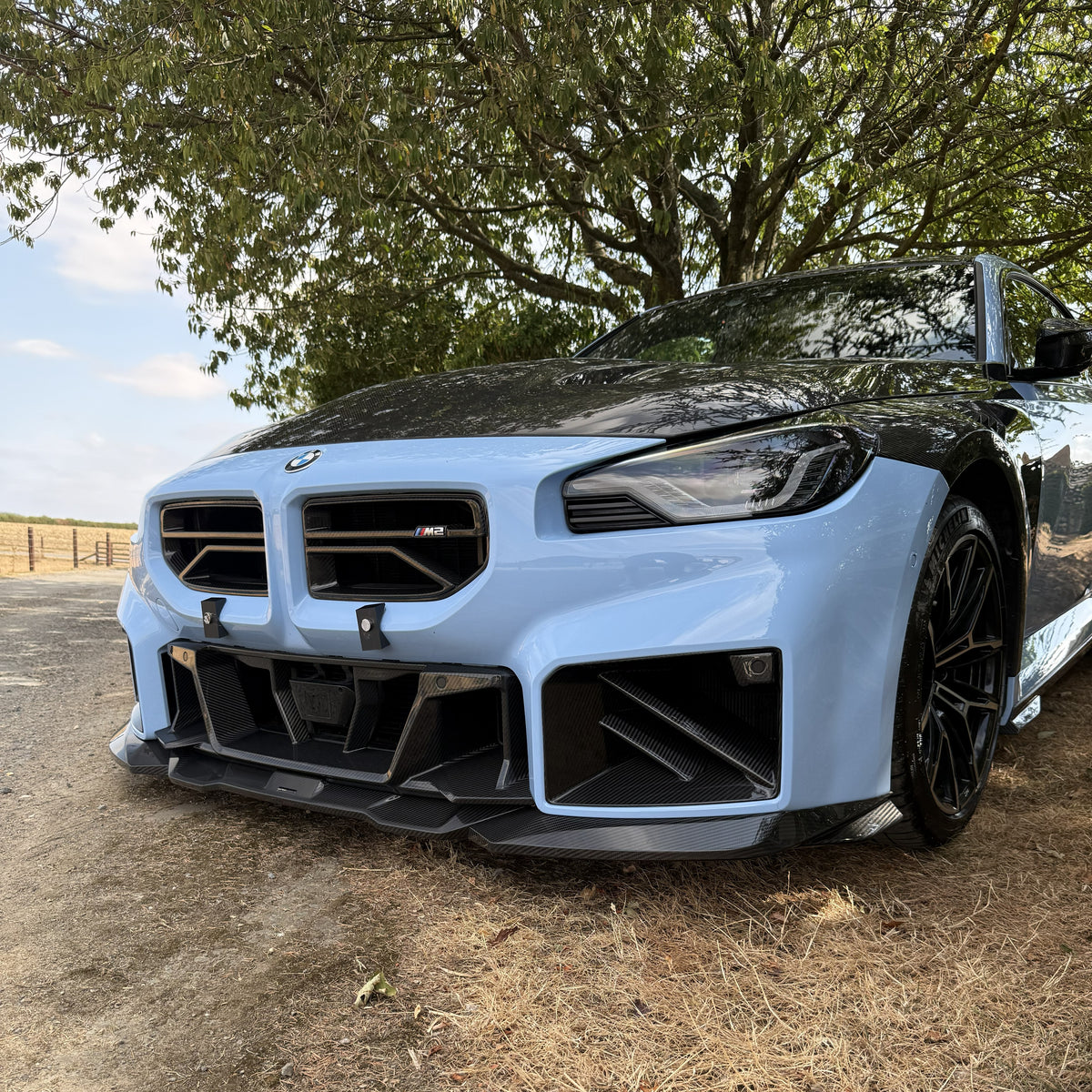 SQ-B Style Pre-Preg Carbon Fibre Front Grille for BMW G87 M2 23-Present