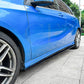 V Style Gloss Black Side Skirts for Mercedes Benz W176 A Class 13-18