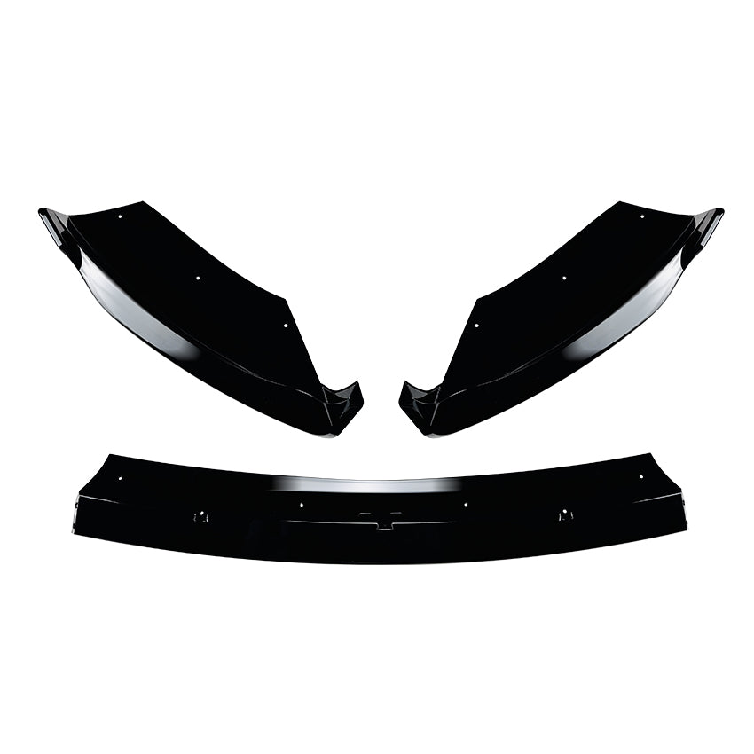 Gloss Black Front Splitter for Ford Fiesta ST B299 MK7.5 13-17