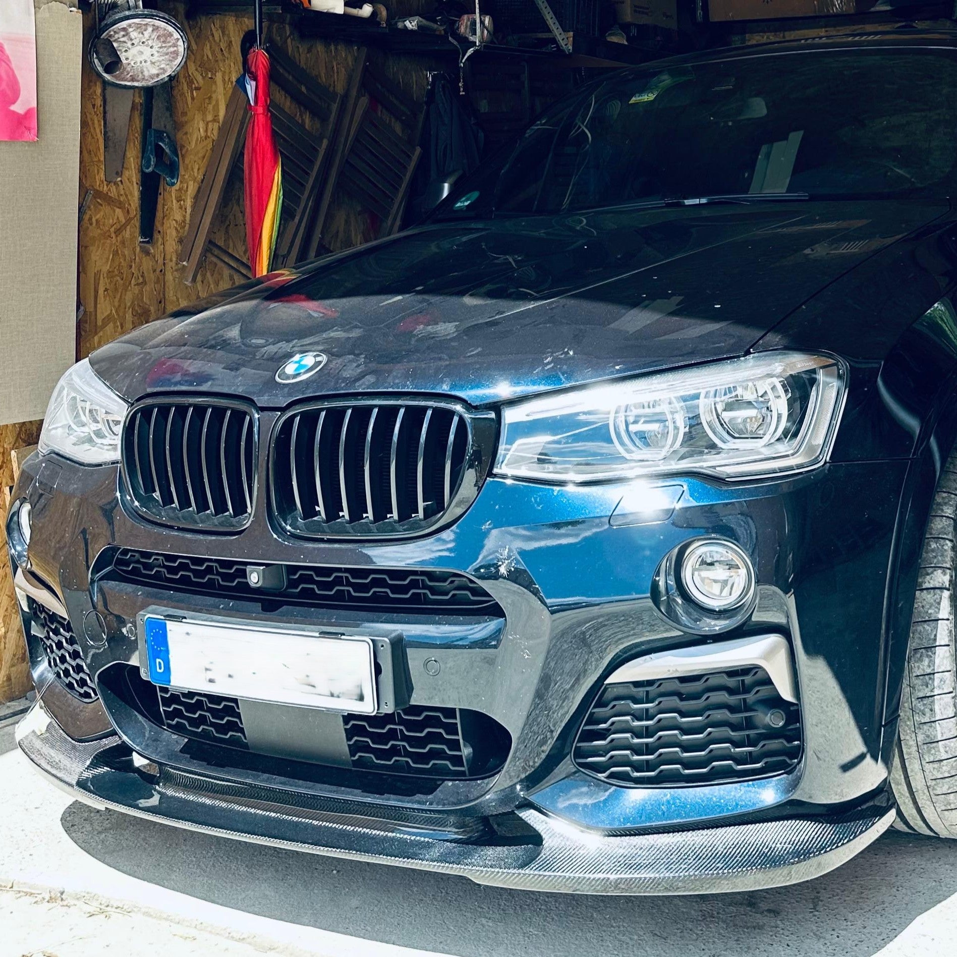 Carbon Fibre Front Splitter for BMW F25 X3 F26 X4 M Sport 15-18
