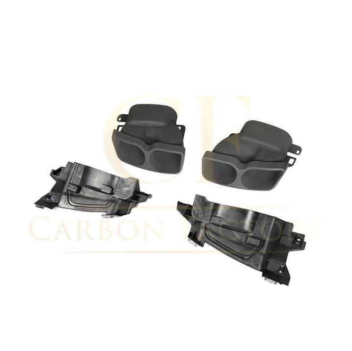 LED Style Carbon Fibre Rear Diffuser + Exhaust tips for Mercedes W213 E Class Saloon 16-18 - Carbon Factory
