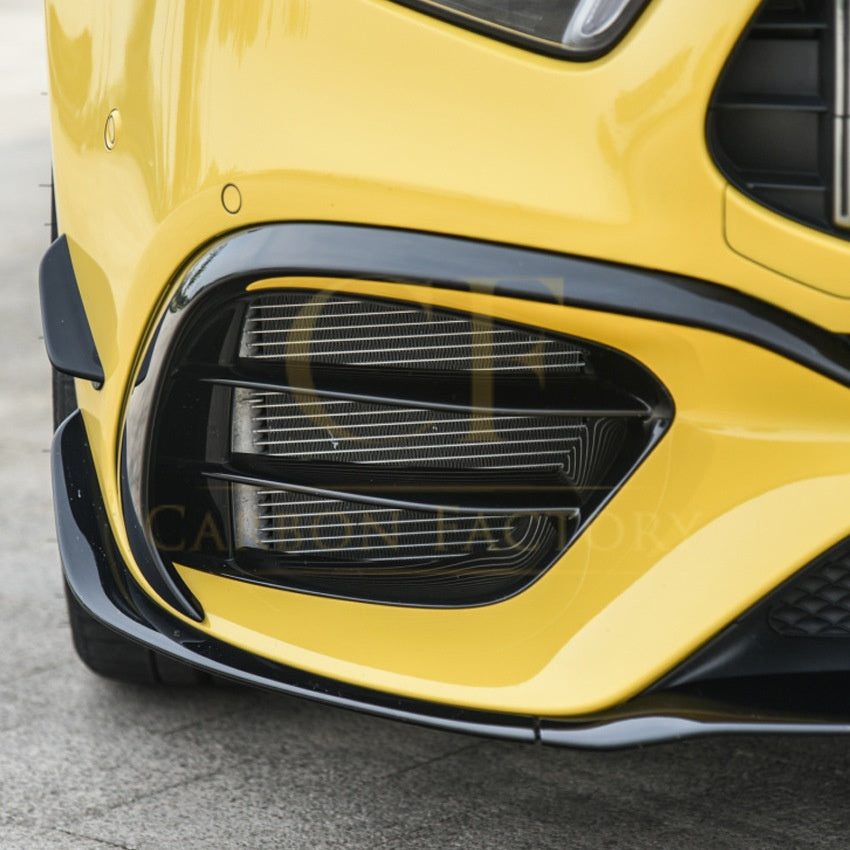 Gloss Black Canards for Mercedes Benz W177 A45 A45S 18-25